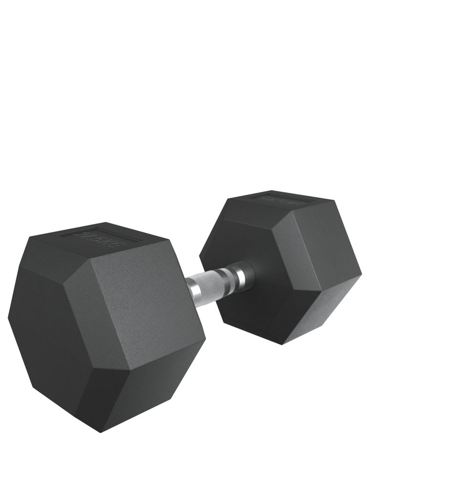 Гантель гексагональная UNIX Fit обрезиненная 30 кг / шт.