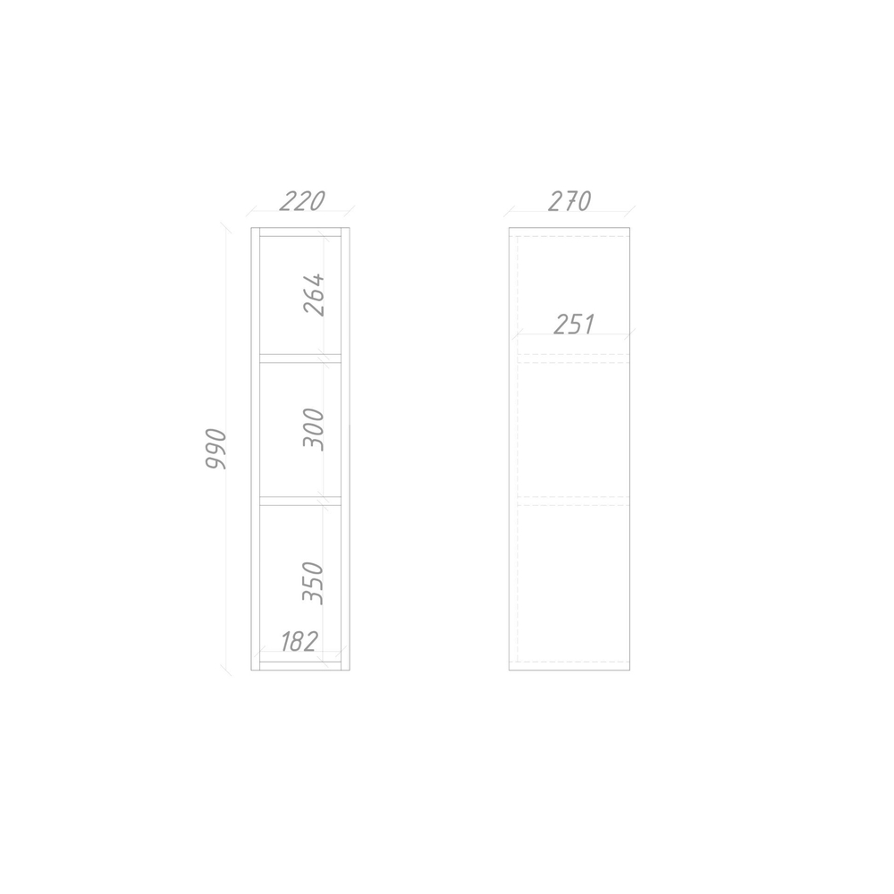 Стеллаж подвесной ML301