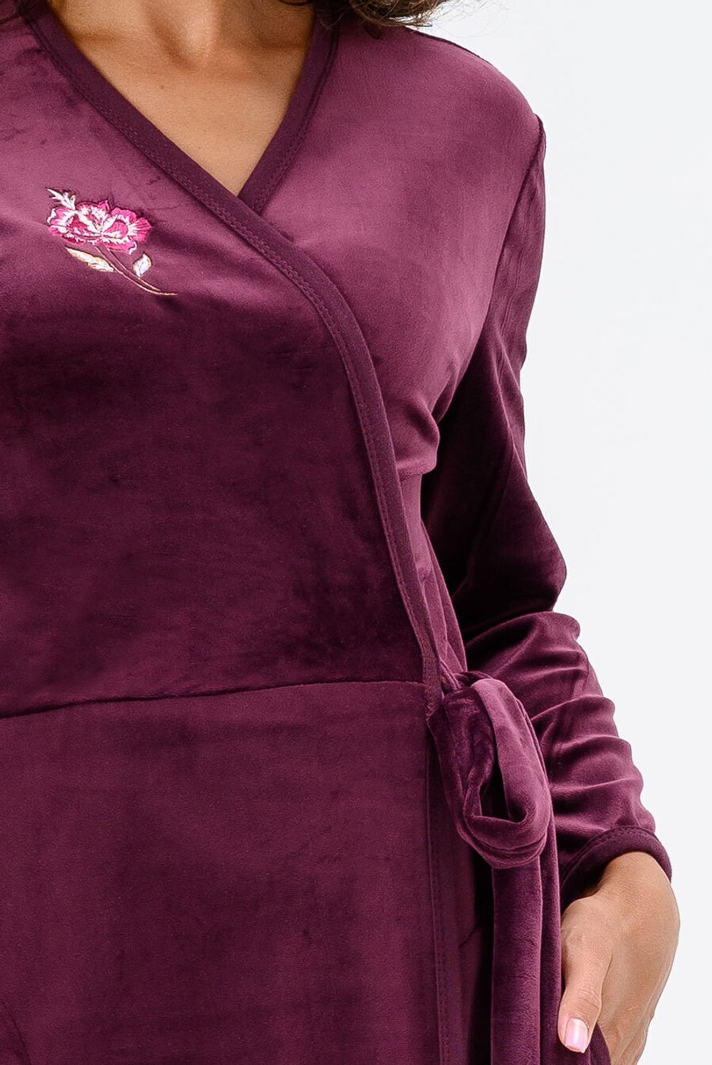 Халат женский Дороти (46-60) Serenada сливовый (Акция)