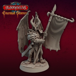 Grand Alliance Chaos Beasts of Chaos Banner Bearer Драконорожденный миниатюра для dnd, днд, pathfinder, фентези, Настольная игра, НРИ, Варгейм, РПГ