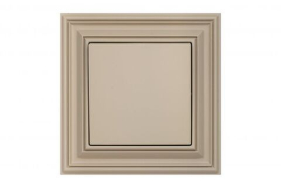 Выключатель звонка кремовый омбре LIREGUS RETRO