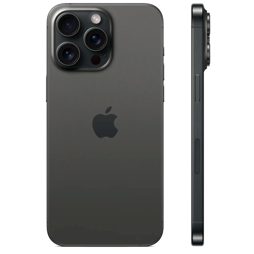 Смартфон Apple iPhone 15 Pro Max 1TB Dual Sim, Black Titanium (Черный)