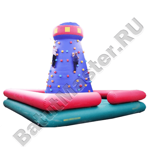 Надувной скалодром "Высокая башня" 6*6*5 м
