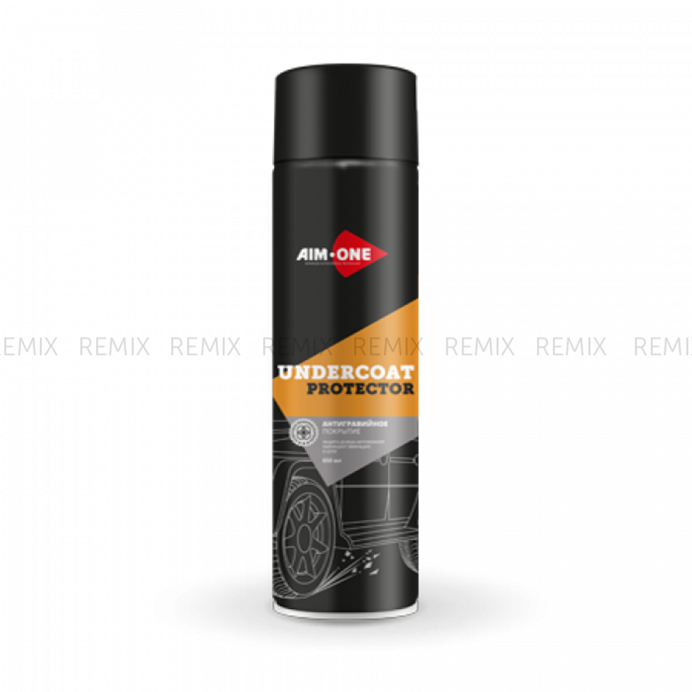 АНТИГРАВИЙНОЕ ПОКРЫТИЕ AIM-ONE 650 мл (аэрозоль).UNDERCOATING SPRAY 650ML UN-650
