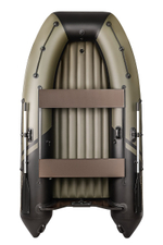 YACHTMAN-320 НДНД (Яхтман) хаки-черный (лодка ПВХ нднд под мотор с усилением)
