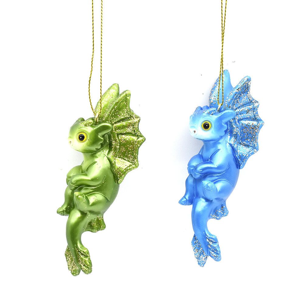 GAEM Изделие декоративное подвесное "Дракон", L4 W3 H11 см, 4в.