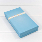 Коробка Ювелирная 22х12х4 см (Голубой)