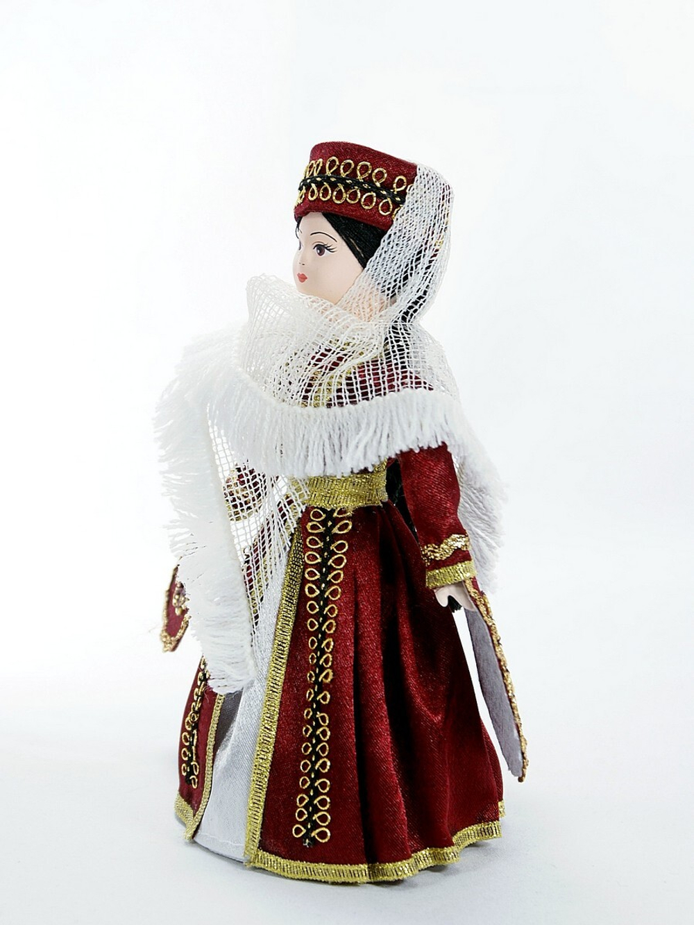Кукла коллекционная в Кабардинском девичьем костюме