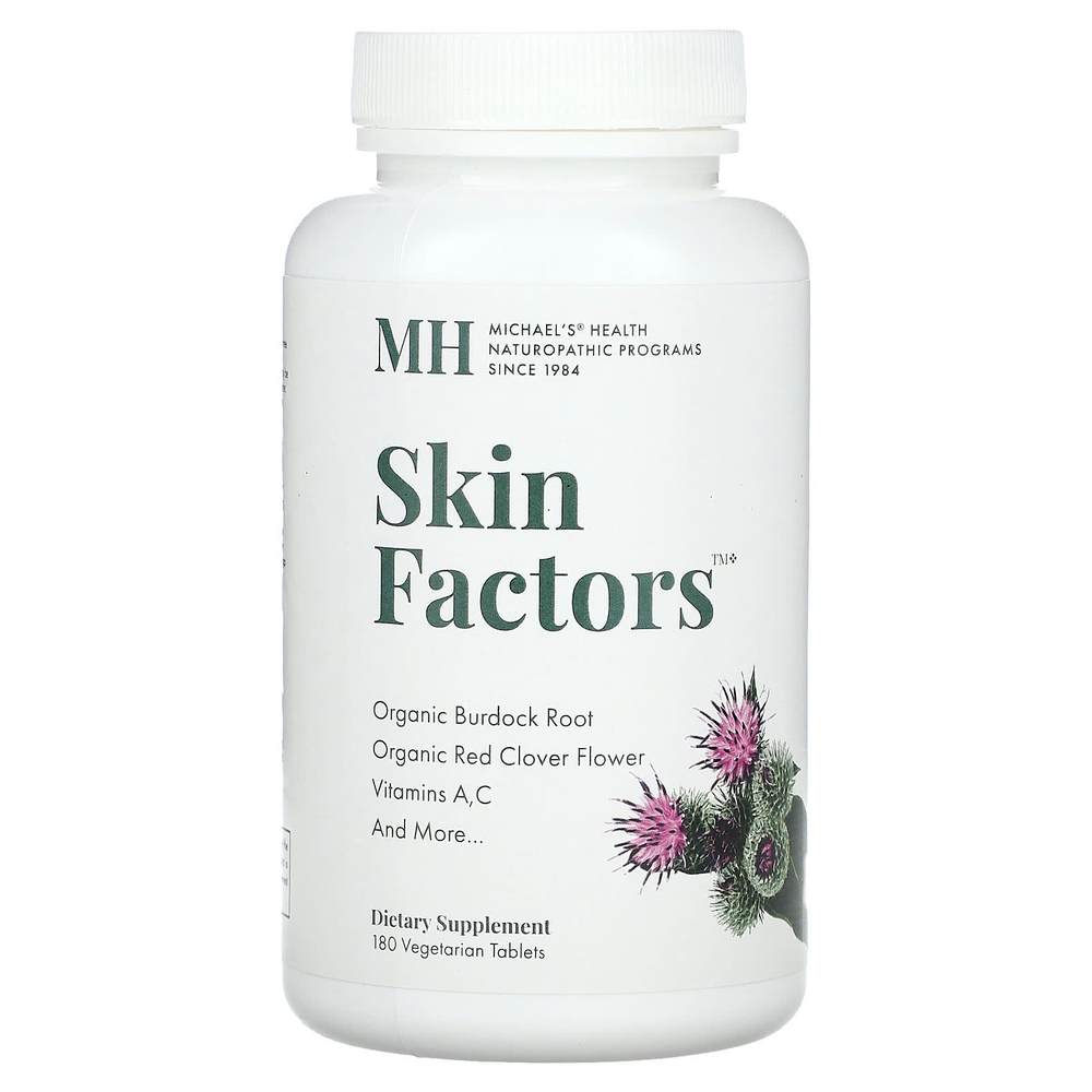 Michael's Health, Skin Factors, 180 вегетарианских таблеток