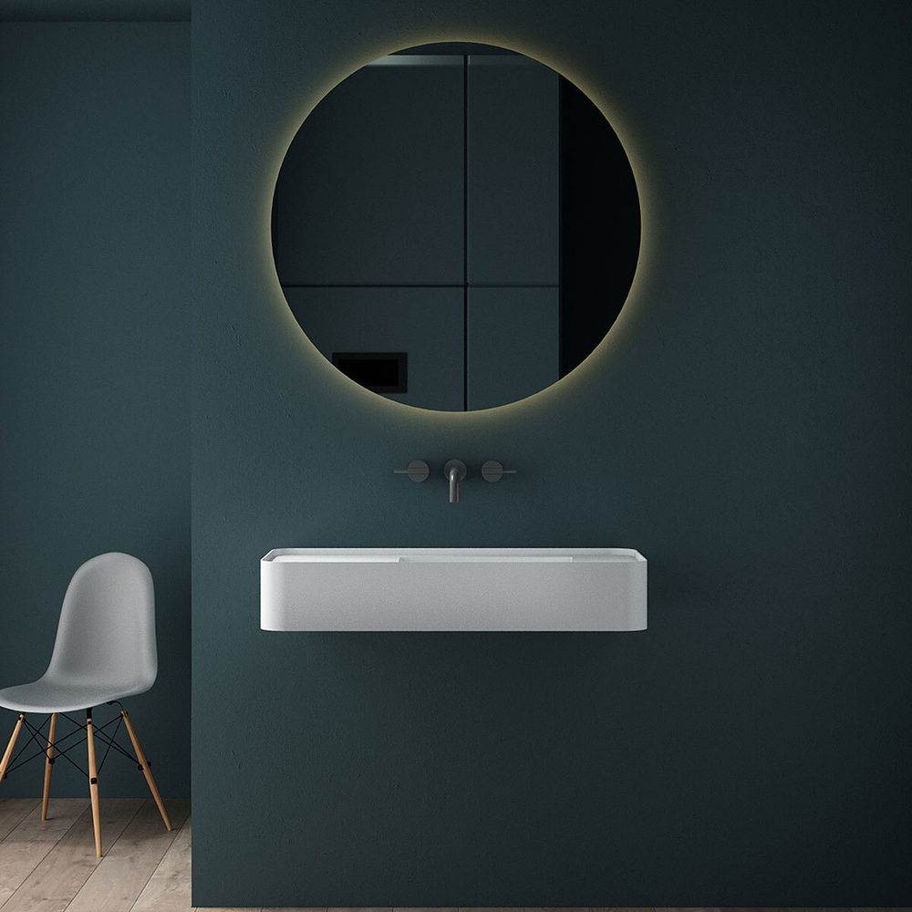Раковина из искусственного камня Vincea VWB-6S412MW, 1200*400*150, подвесная, цвет белый матовый, , шт