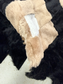 Покрывало меховое ковер из шкуры овчины