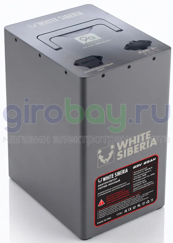 Аккумулятор (63V/65ah) для электроскутеров SIBERTON, WENBOX, MAIKAOLIN фото №2