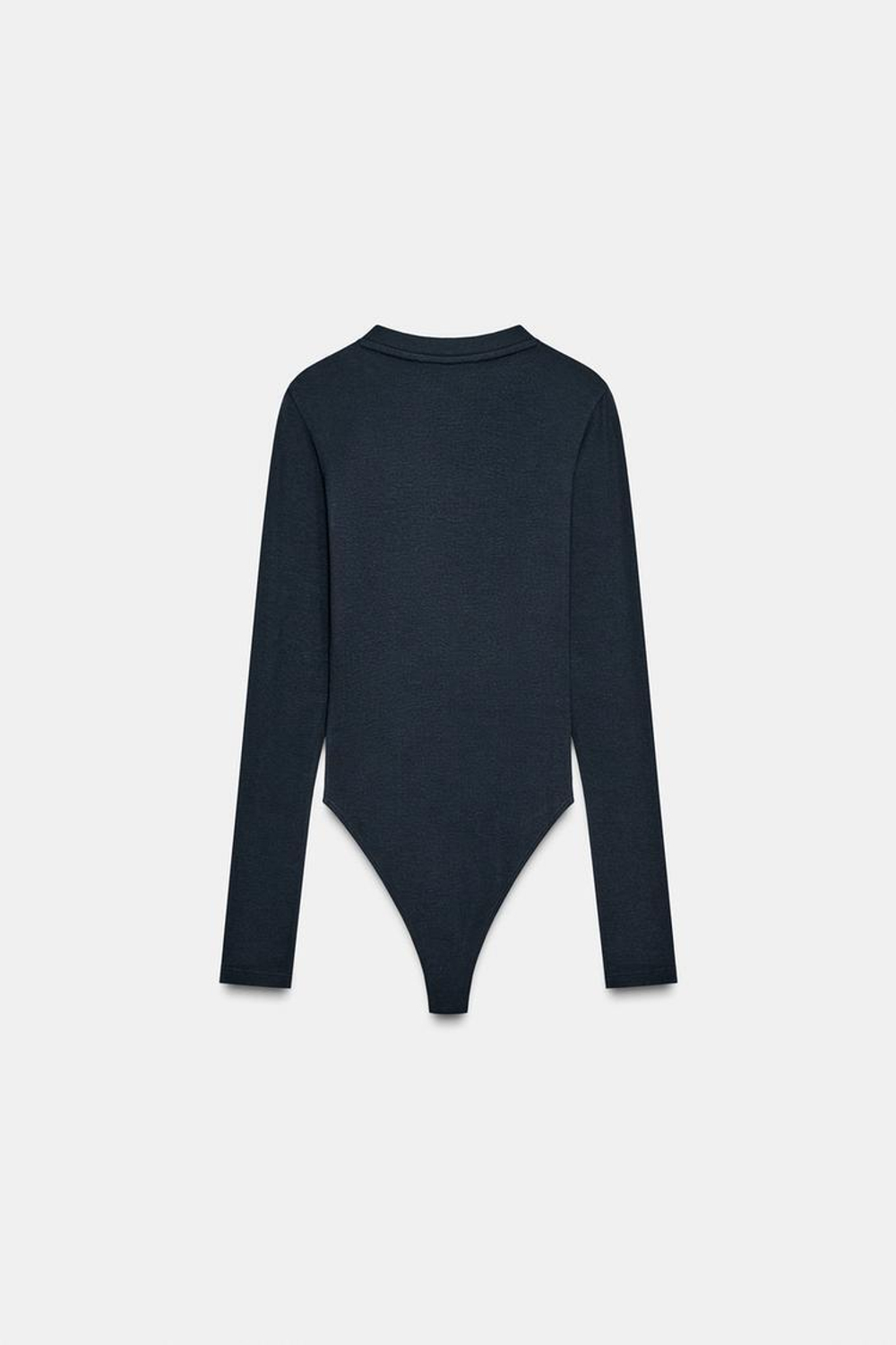 ZARA БОДИ ИЗ ХЛОПКА И МОДАЛА, МОРСКОЙ СИНИЙ