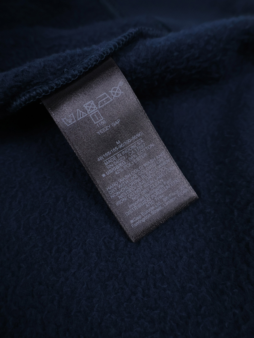 Свитшот Yeezy Gap Engineered by Balenciaga Unreleased High Neck Fleece Dark Blue