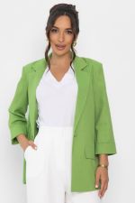 Пиджак льняной Мэрлин (зеленый) Б15429-7М LT Collection