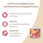 Влажный корм консервы для собак «КОМФОРТНОЕ ПИЩЕВАРЕНИЕ» Мнямс на каждый день паштет из индейки 0,2кг 12 шт