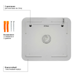 Зеркало MIXLINE "Стив" 700*680 (ШВ) сенсорный выключатель, светодиодная подсветка