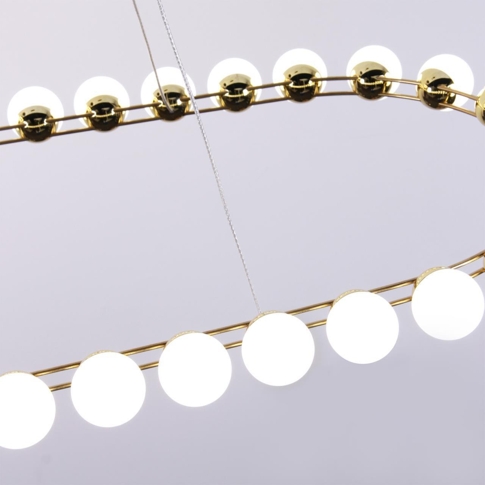 Подвесная светодиодная люстра Favourite Helmet 4590-10P