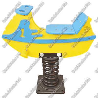 Детская качалка на пружине для игровых площадок "Скутер"