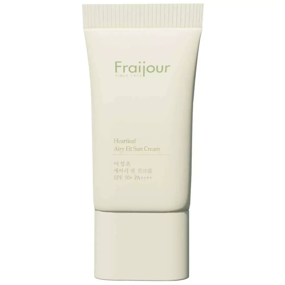 Evas Fraijour Heartleaf Airy Fit Sun Cream SPF 50+ PA++++ лёгкий солнцезащитный крем с хауттюйнией
