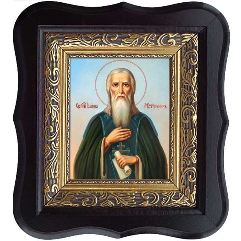 Иоанн Лествичник преподобный. Икона на холсте.
