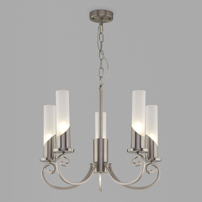 Подвесная люстра 60117/5 никель