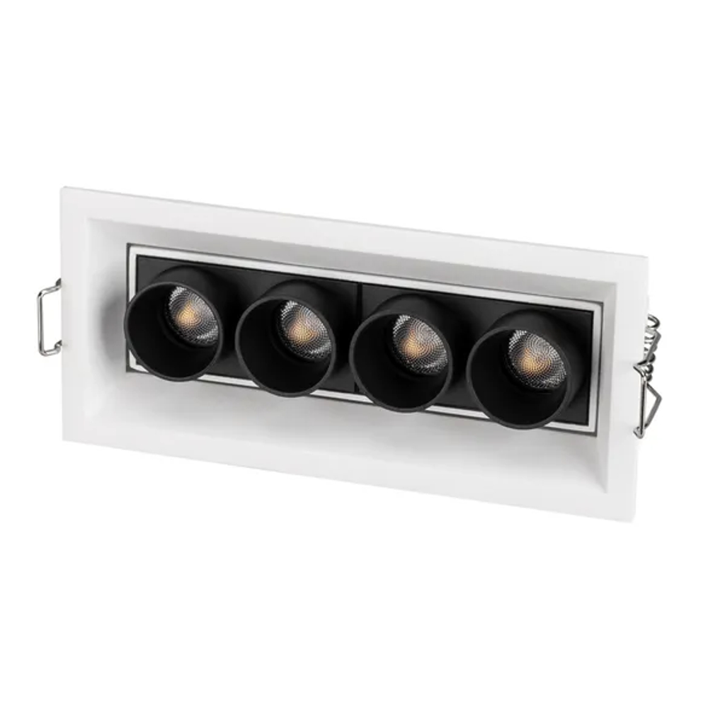 Светильник MS-ORIENT-BUILT-TURN-TC-S67x150-10W Warm3000 (WH-BK, 30 deg, 230V) (Arlight, IP20 Металл, 5 лет) 031929