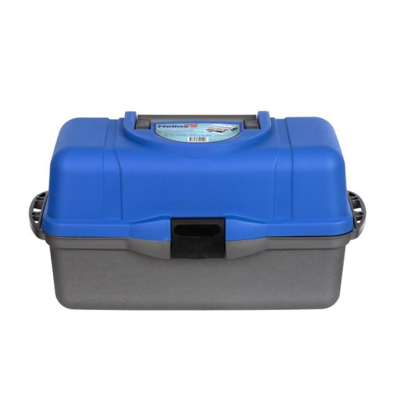 Ящик рыболова Helios трехполочный синий