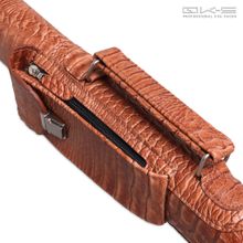 Тубус QK-S Tomahawk 1x1 светло-коричневый аллигатор