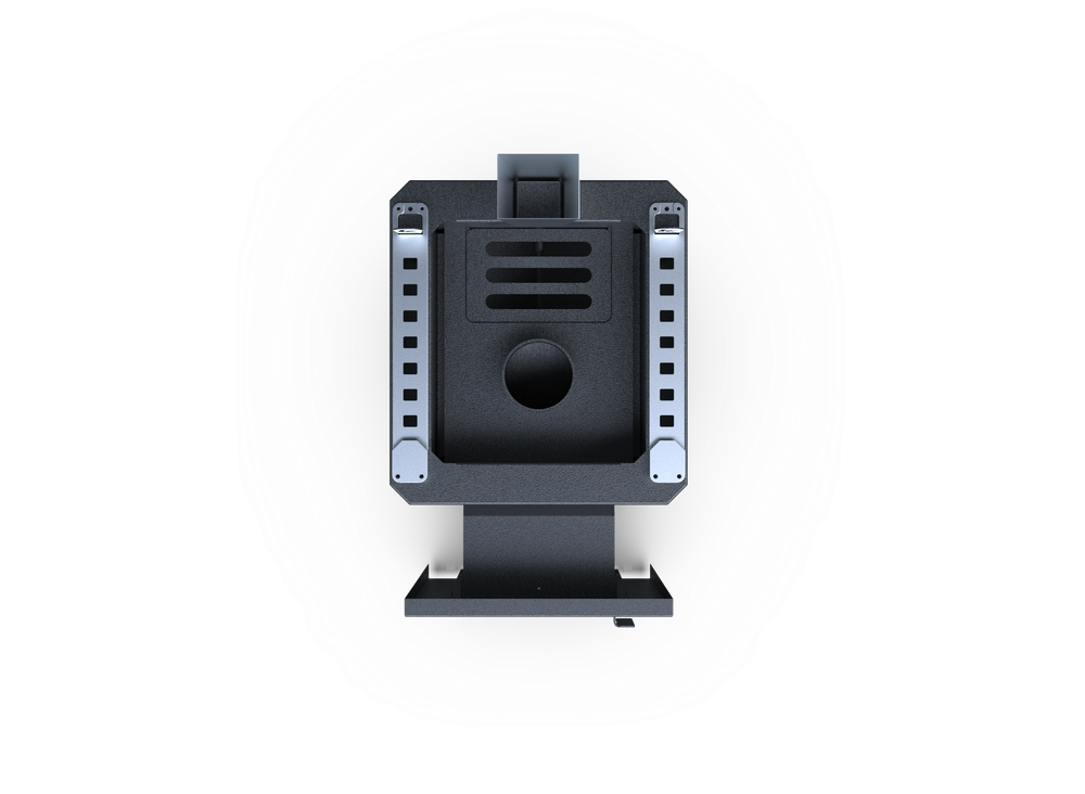 Банная печь Душа- 15 Кожух угловой Закрытая Каменка 8мм стекло