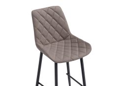 Полубарный стул Баодин Б/К латте / черный