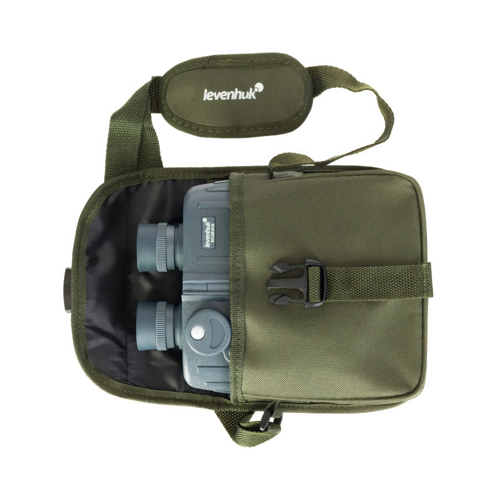 Бинокль Levenhuk Nelson 8x30 - в зеленом чехле, сверху