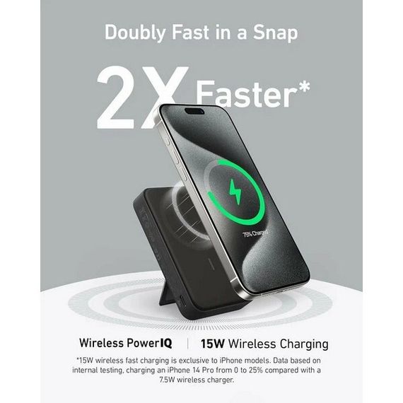 Внешний аккумулятор Anker 633 PowerCore 10000 мАч (A1654H11) черный