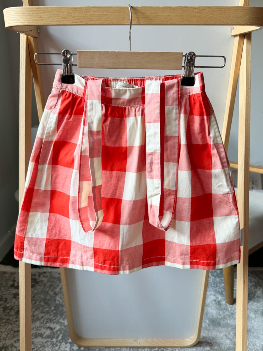 Хлопковая юбка на лямках Tiny Cottons, 116