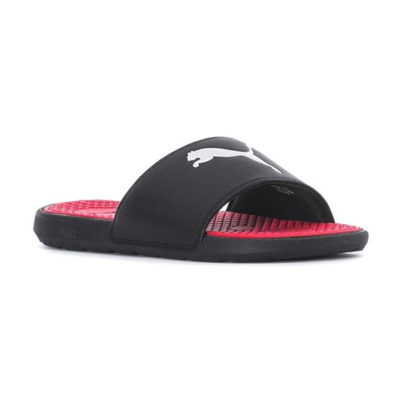 Puma Cool Cat Sport Slides JR 'Black Red'