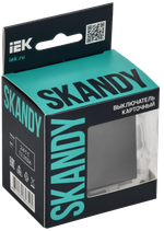 SKANDY Выключатель карточный 30А SK-V15G графит IEK