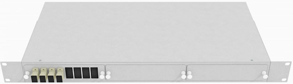 Кросс оптический стоечный  TopLAN КРС-Top-1U-04SC/U-OM2-GY