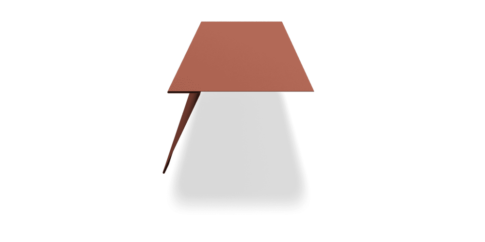 Планка карнизная фальц 130х80х2000 Satin Matt
