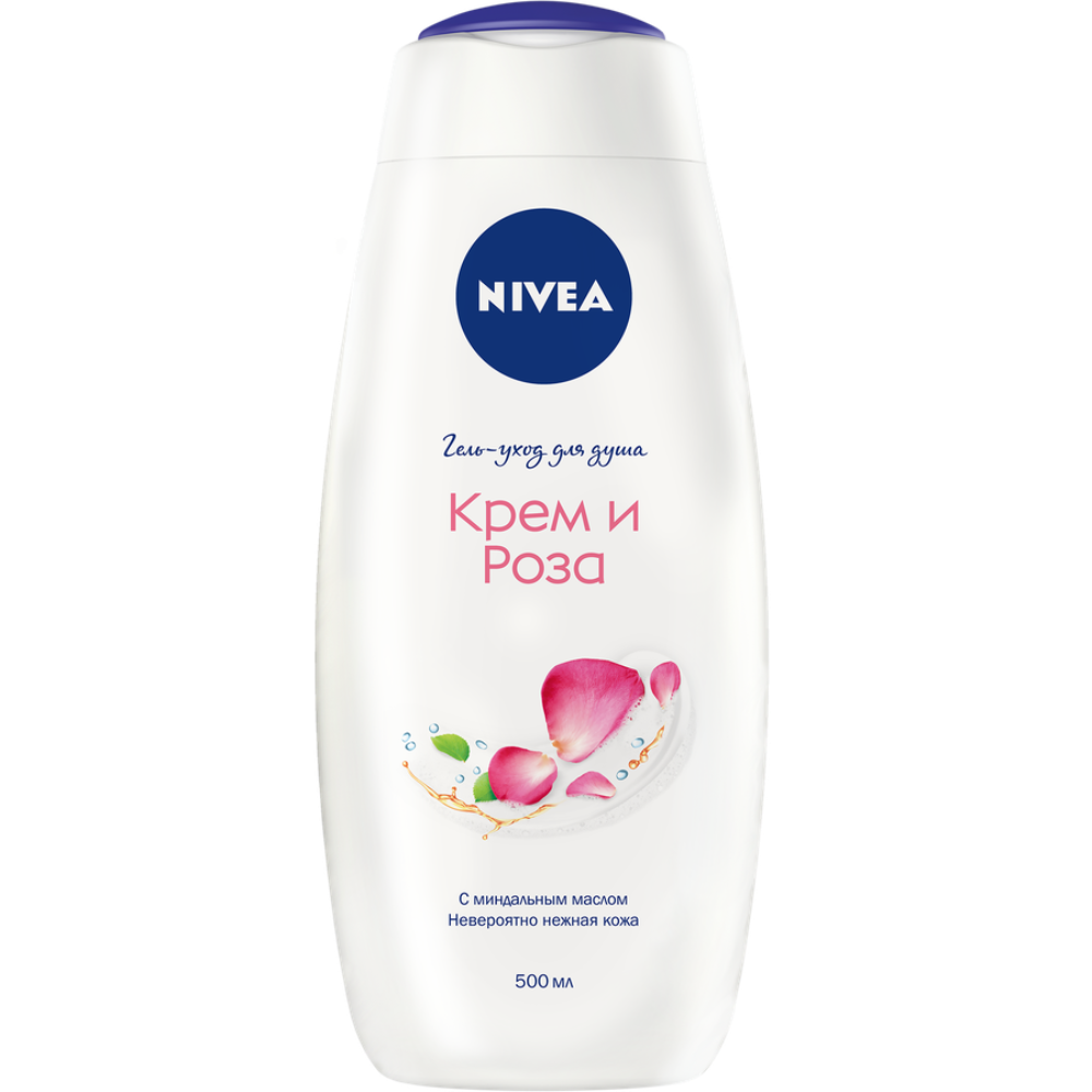 Гель для душа Nivea Крем и роза 500 мл