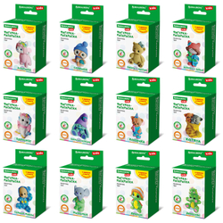 ФИГУРКА ИЗ ГИПСА с красками и кистью для росписи, ассорти, BRAUBERG KIDS, 665203