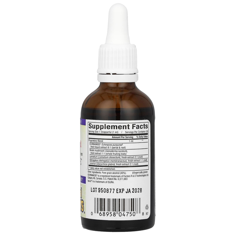 Natural Factors, Anti-V, средство с клинически подтвержденной эффективностью Echinamide®, 50 мл (1,7 жидк. унции)