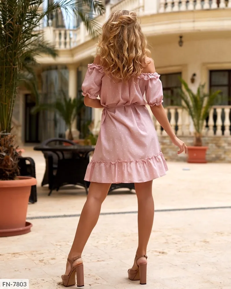 Платье FN-7804 Fabrika розовое женское