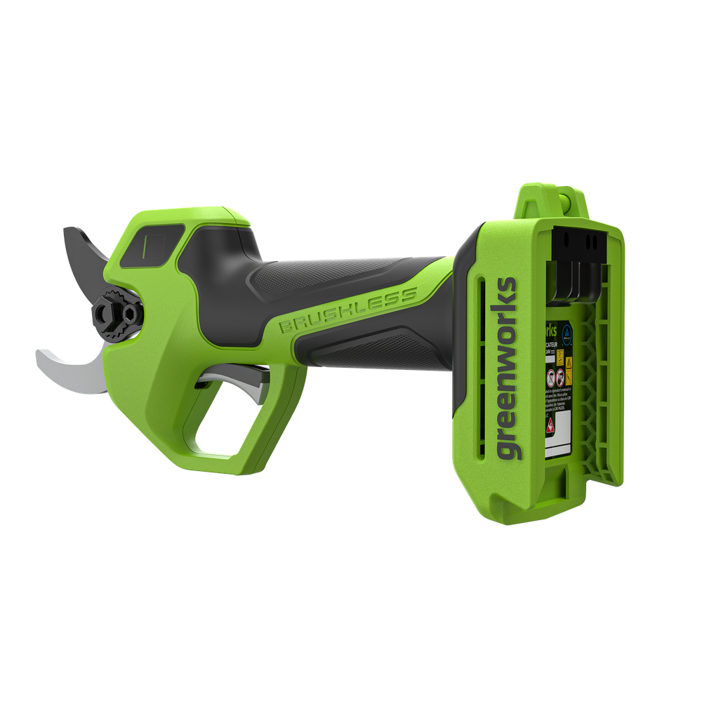 Секатор аккумуляторный Greenworks PR24320, 24V, 32 мм, c 1 х АКБ 2 Ач и ЗУ (PR24320UA)