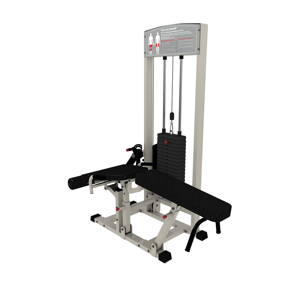 Сгибание-разгибание ног 2в1 Черный