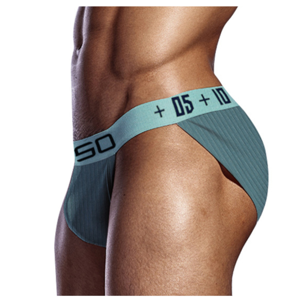 Мужские трусы танга голубые BS BS3517-17