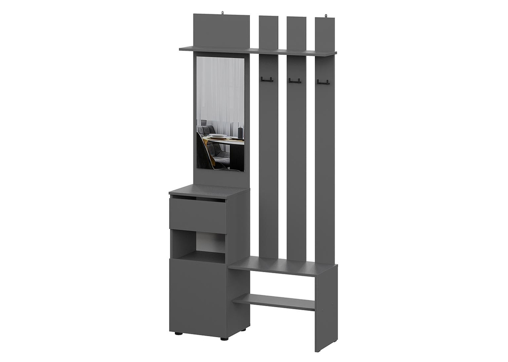 Прихожая «Денвер» Графит 1,8