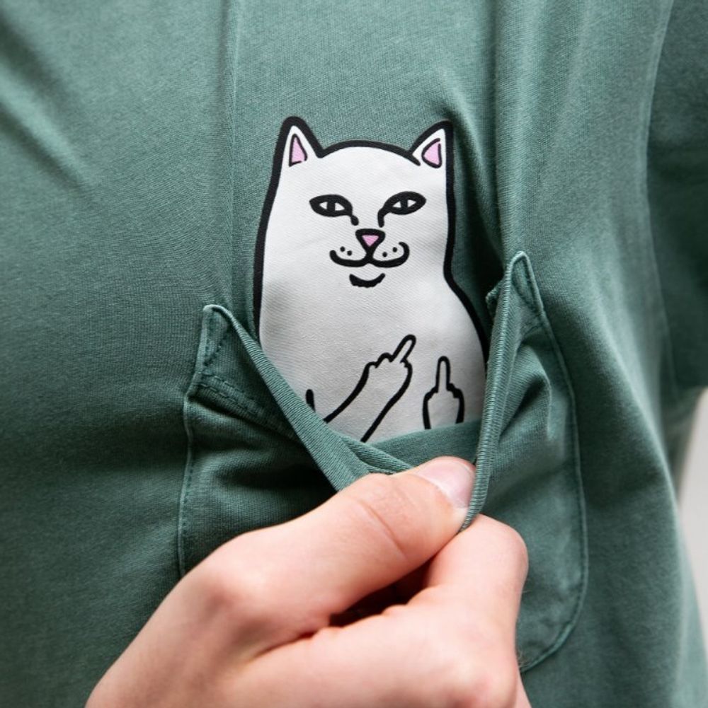 ripndip lord nermal pocket tee olive mineral 5 750