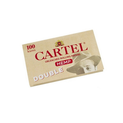 !Бумага для сигарет "Cartel" Double Organic 100л*25шт