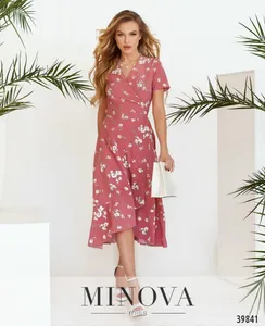 Платье 3152-розовый Minova