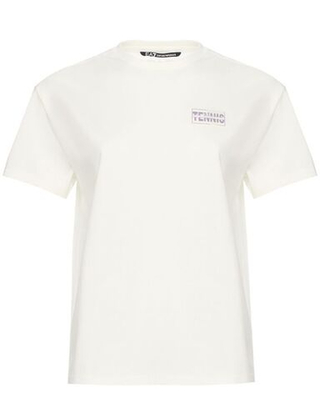 Женская теннисная футболка EA7 Woman Jersey - белый